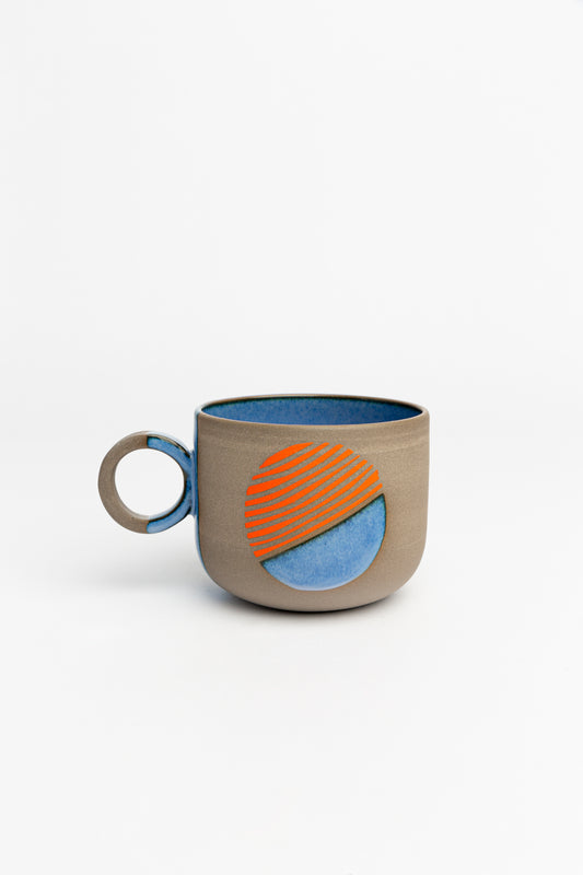 Handmade Ceramic Stoneware Mug Cute Coffee Tea Cup Gift for Coffee Lovers Unique Pottery Handcrafted Drinkware Gift for Tea Lovers Cute Gift