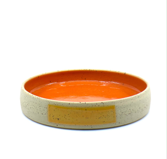 Handmade Serving Decorative Bowl Rustic Stoneware Container Unique Pottery Bowl for Kitchen or Home Decor Artisan Ceramic Centerpiece Dish