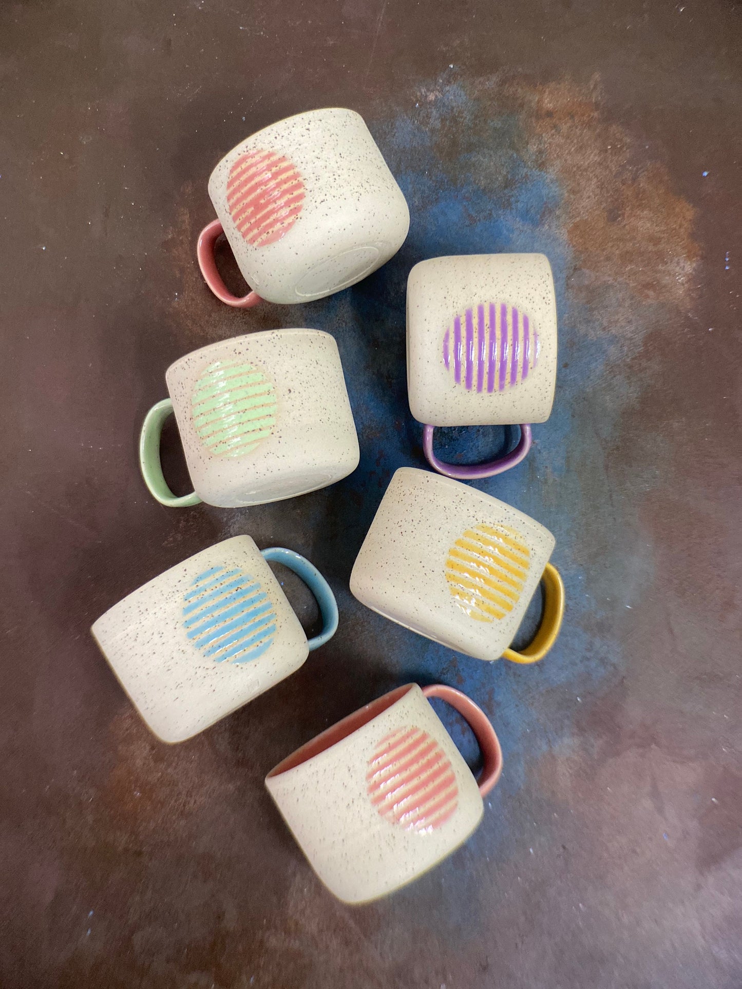 Handmade Speckled Clay Ceramic Mug Artisan Stoneware Coffee Cup Tea Coffee Lovers Unique Rustic Pottery Gift Natural Design