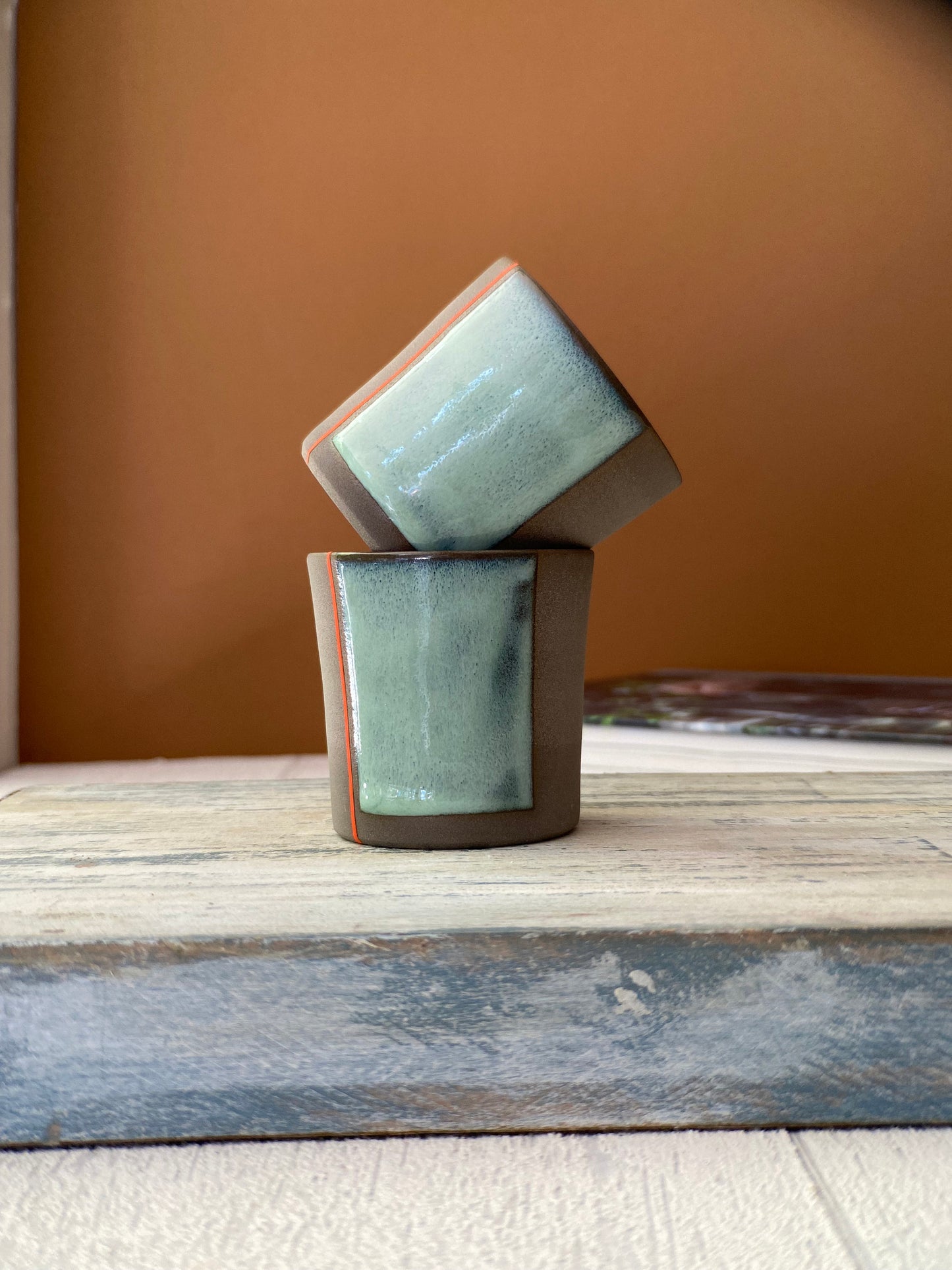 Minimalist Handmade Stoneware Espresso Cup Perfect for Tea or Coffee Great for Modern Kitchens and Gifts Stoneware Cup Pottery Cup