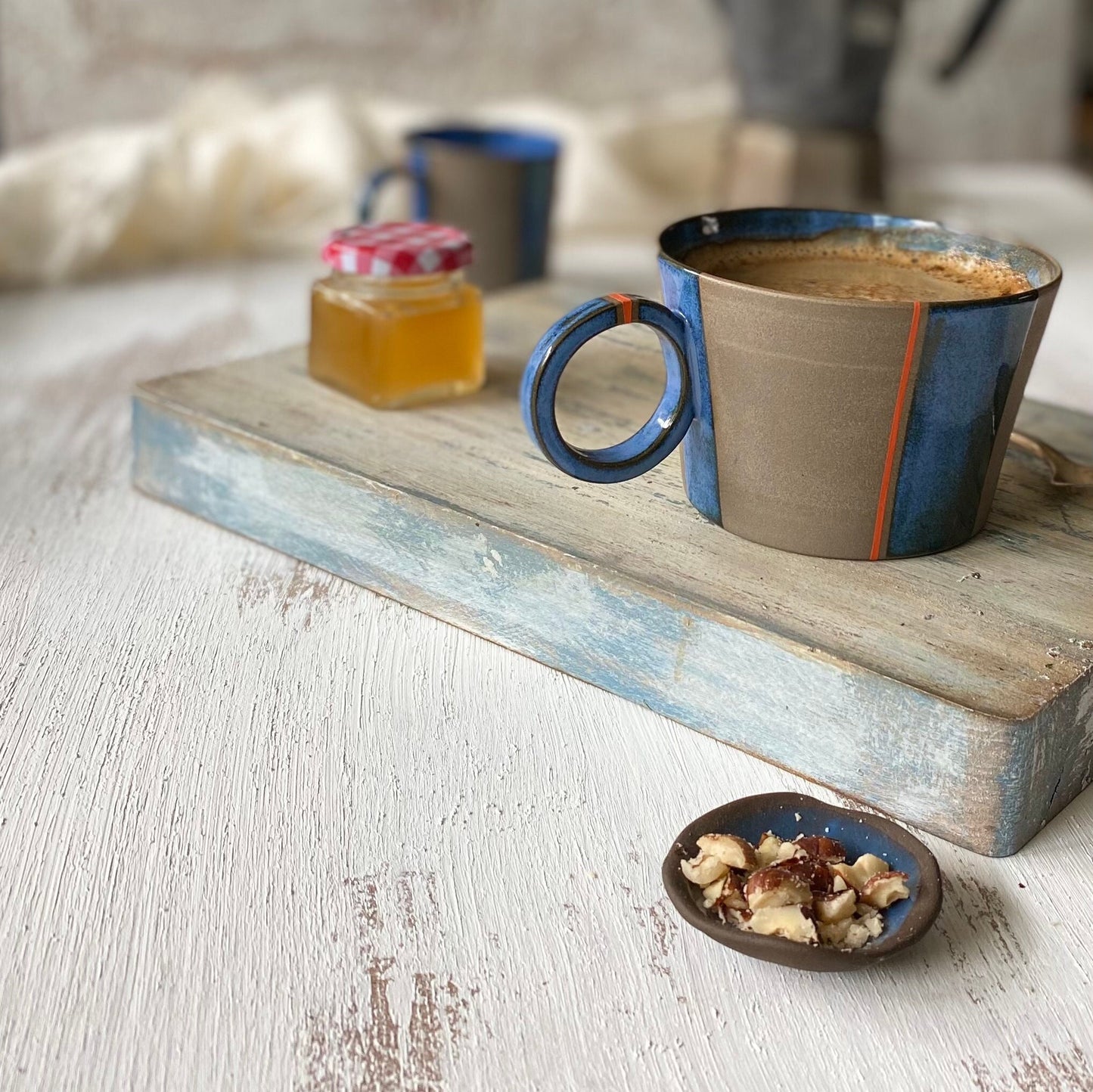 Custom Ceramic Mug with Name Custom Pottery Mug Artisan Cup Perfect Housewarming Gift New Job Gift for Him or Her