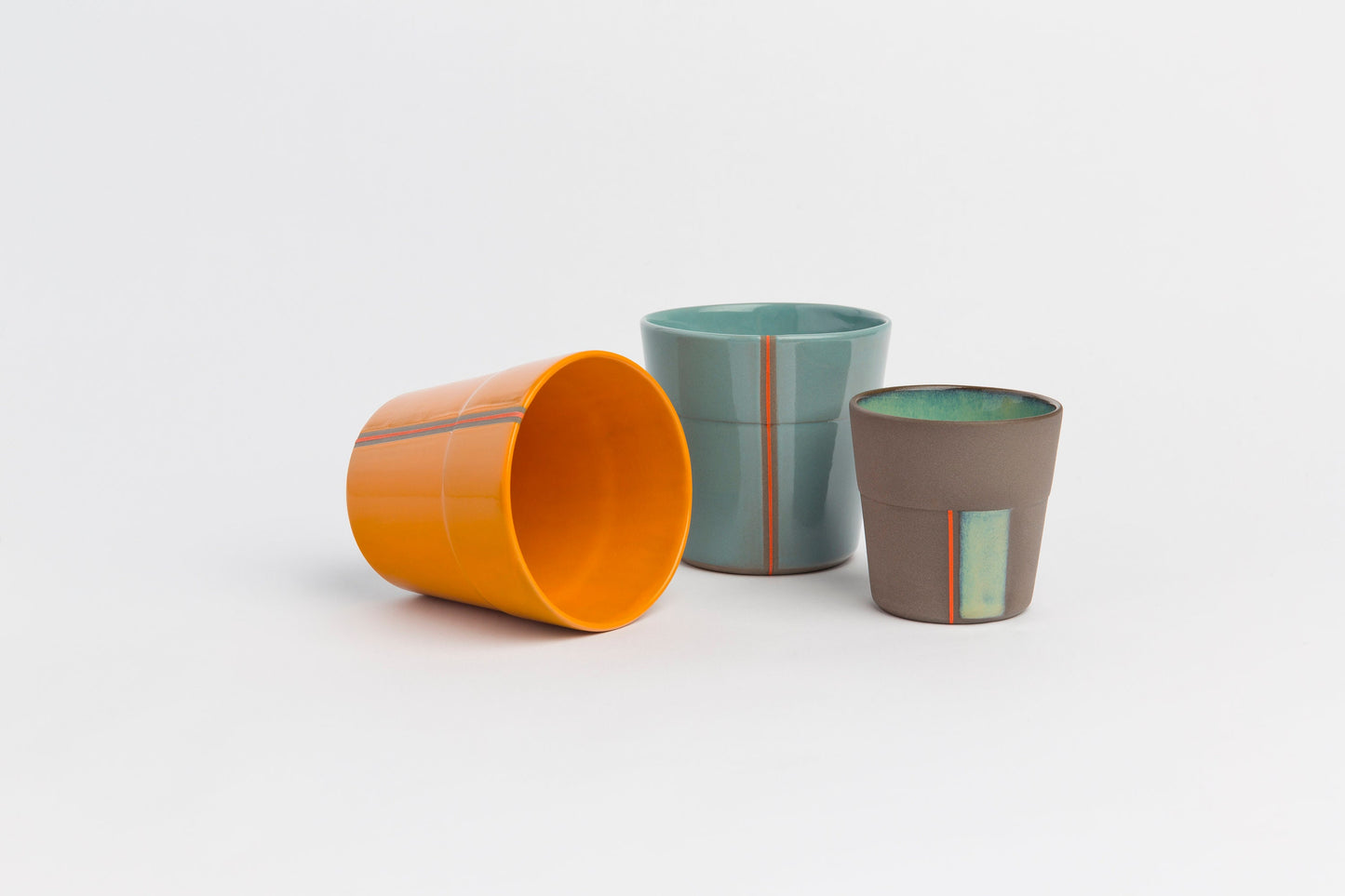 Handcrafted Ceramic Mug Minimalist Artisan Pottery Tumbler Stoneware Mug Without Handle for a Unique Elegant Design