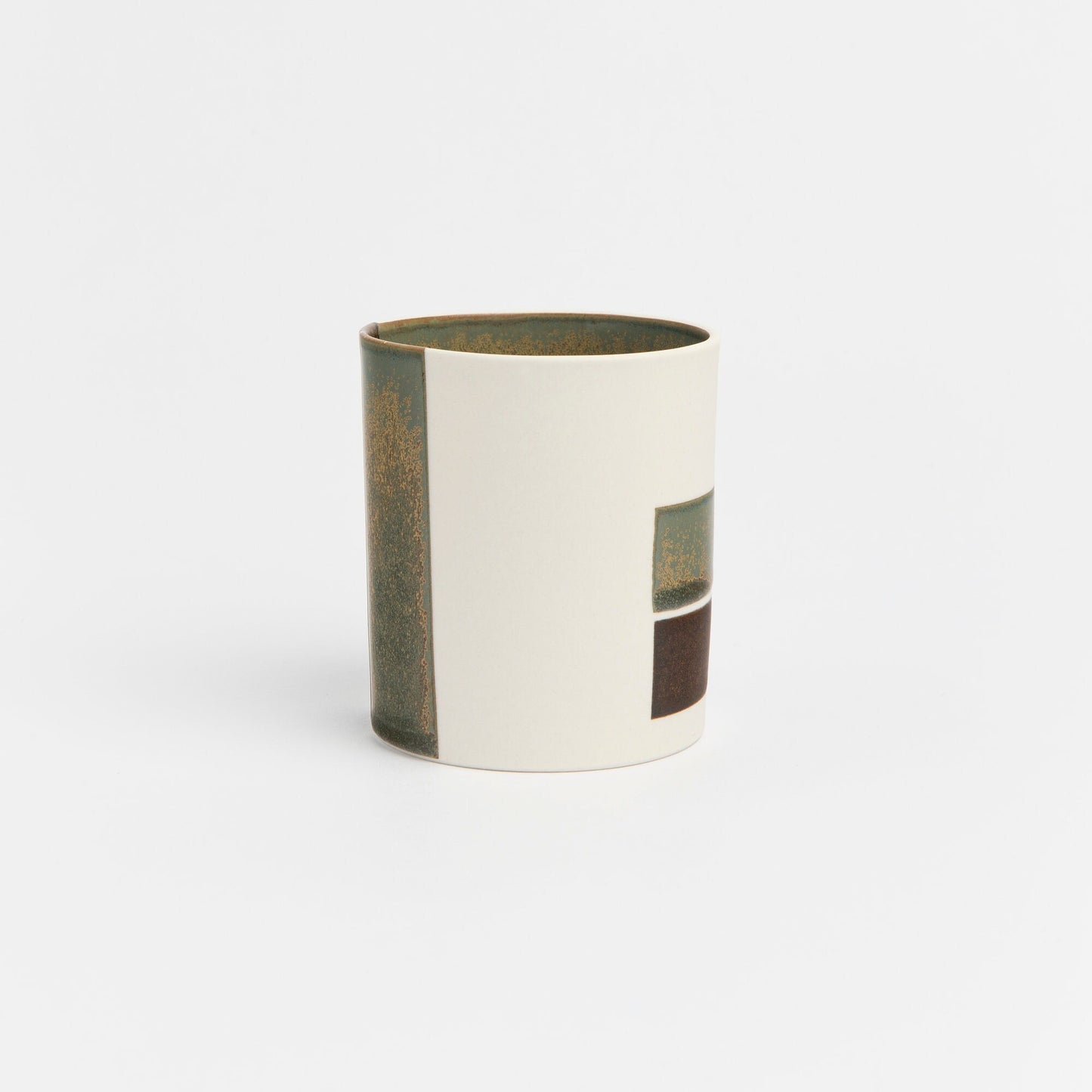 Handmade Porcelain Brush Holder, Contemporary Porcelain Cup, Housewarming gift, Gift for her, gift for him
