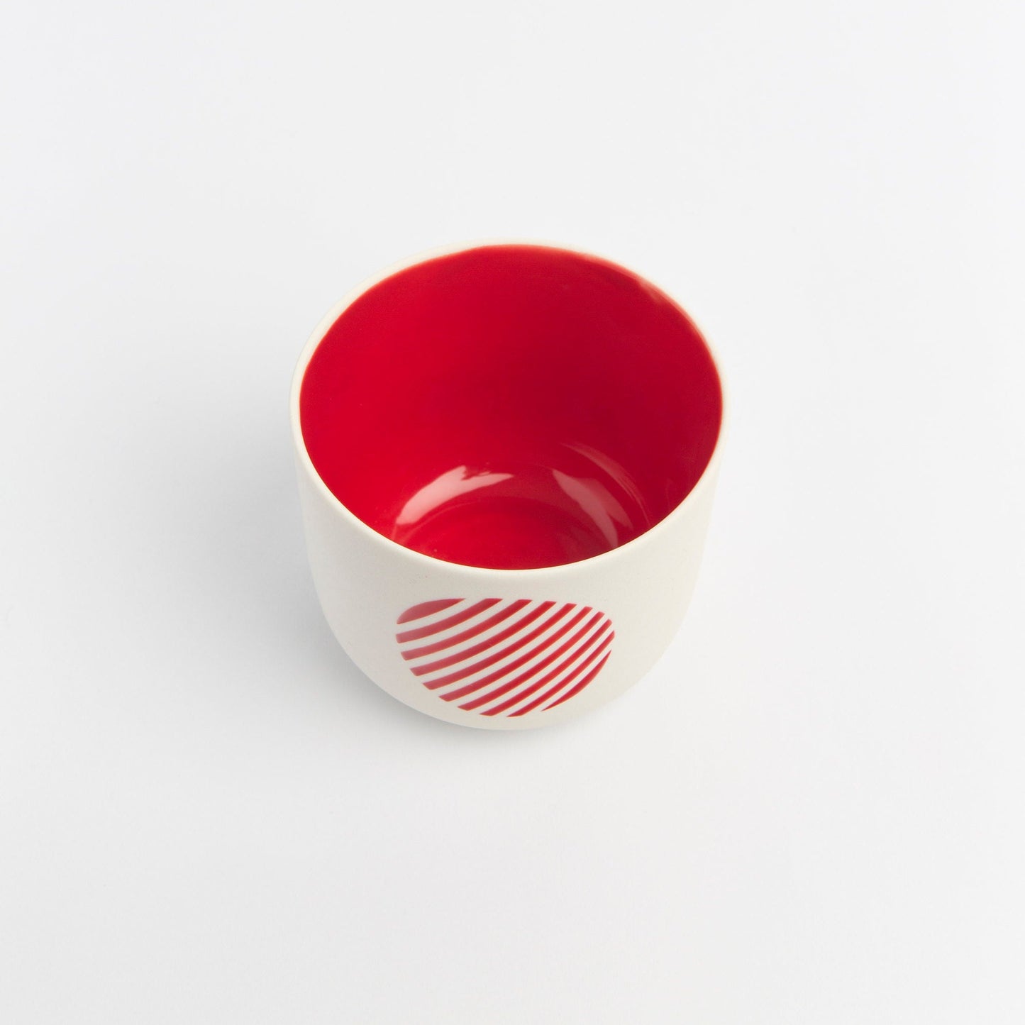 Handmade Porcelain Mug Red Porcelain Pottery Cup, Artisan Ceramic Drinkware, Perfect for Coffee or Tea, Unique Gift for Pottery Lovers