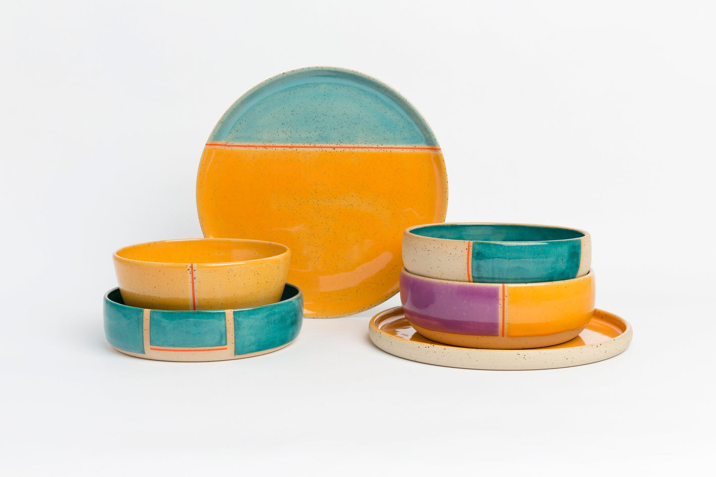 Handmade Ceramic Plate Unique Stoneware Design Perfect for Serving or Display Rustic and Elegant Ideal for Home Decor and Gifts