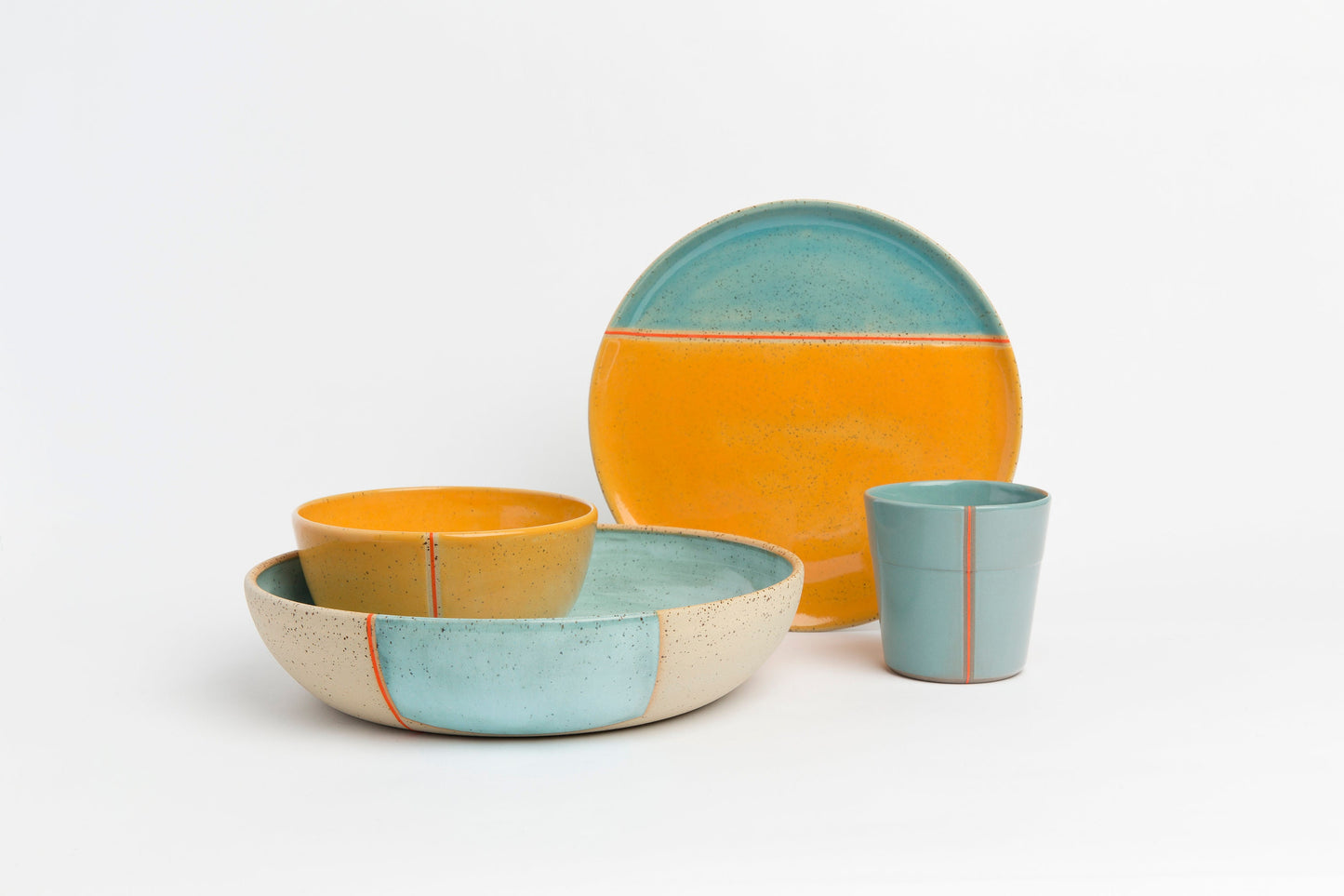 Handmade Stoneware Ceramic Bowl - Wheel Thrown Pottery for Rustic Kitchen and Dining Decor - Perfect Unique Gift