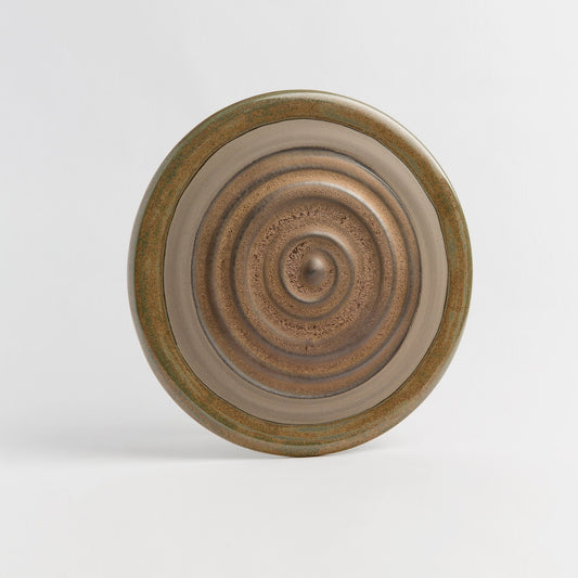 Handcrafted Ceramic Art Plate Elegant Artisan Pottery for Decorative Wall Decor wall art