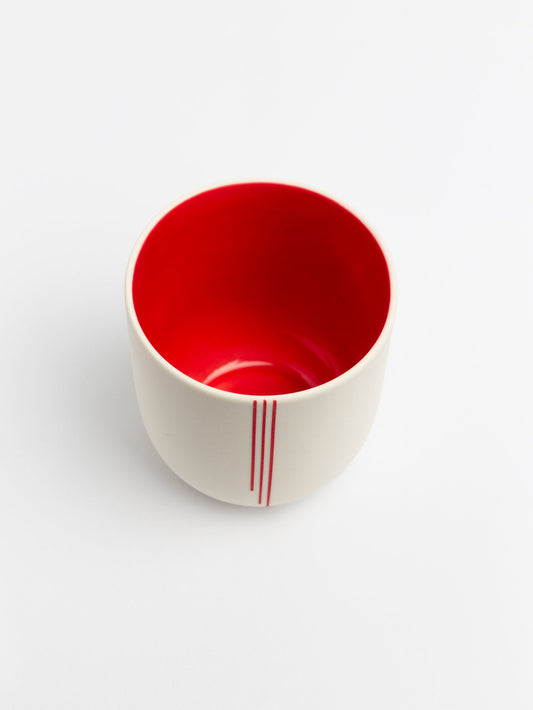 Handcrafted Porcelain Cup Minimalist Ceramic Mug for Coffee or Tea Unique Artisan Gift for Modern Homes