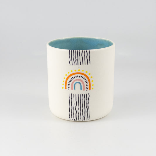 Handmade Motivational Mug for Moden Art Lovers Gift Mug for Coffee Lovers Artisan Handmade Pottery Mug Gift for Christmas Gift Mug for Mom