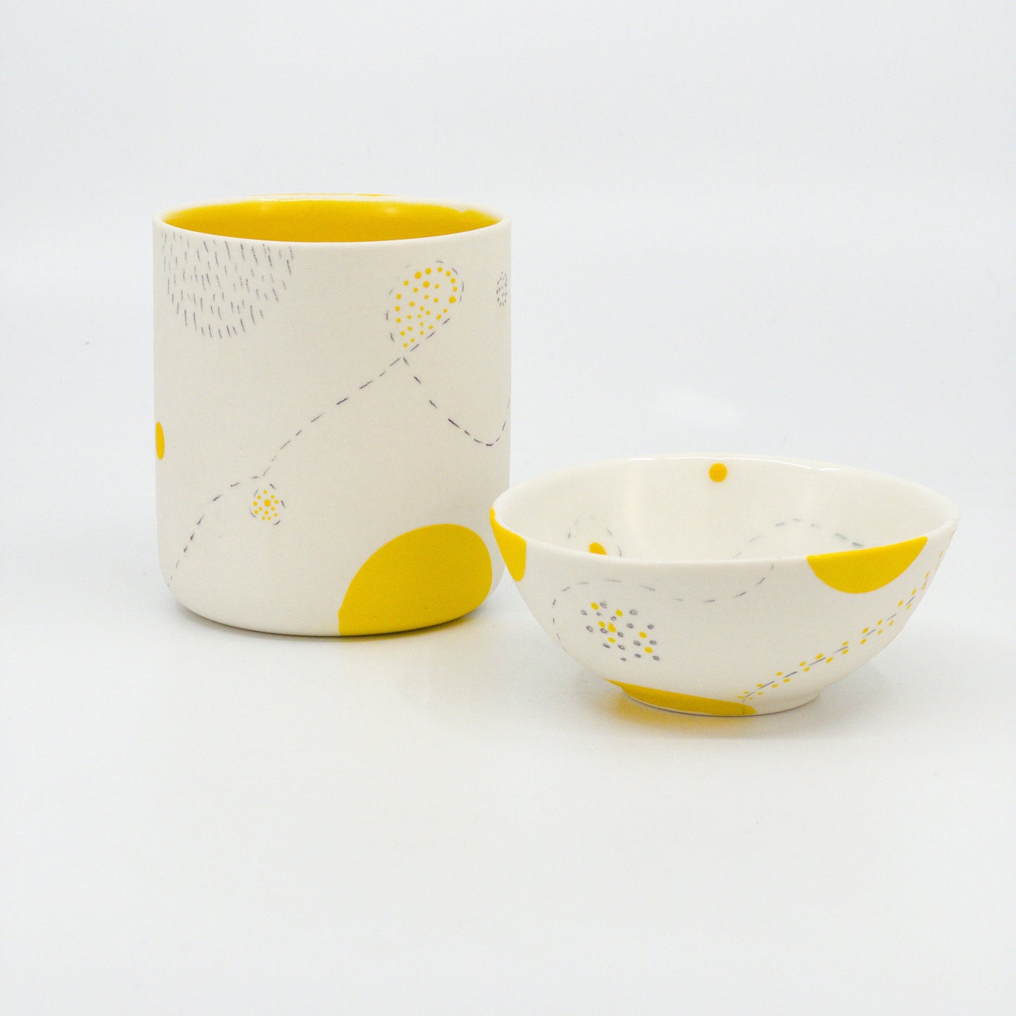 Cute Hand Painted Ceramic Cup, Unique Artisan Coffee Mug, Adorable Pottery Tea Cup, Handmade Gift for Coffee Lovers, Decorative Drinkware