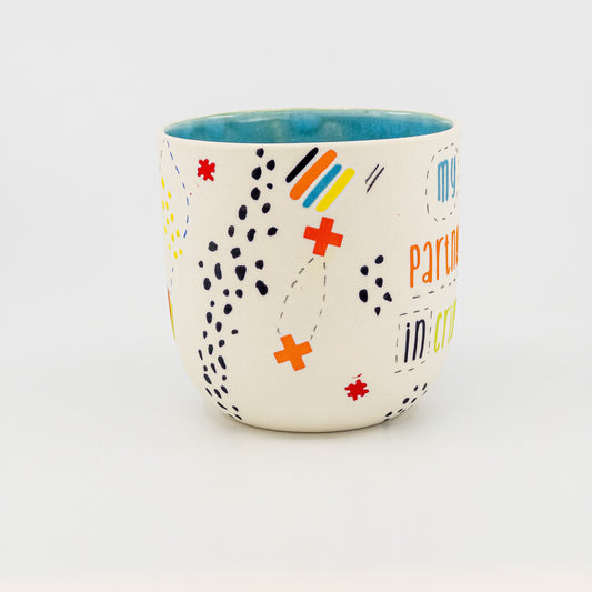 Handmade Ceramic Cup Pottery Art with Custom Porcelain Design Personalized Friendship for Unique Gifts