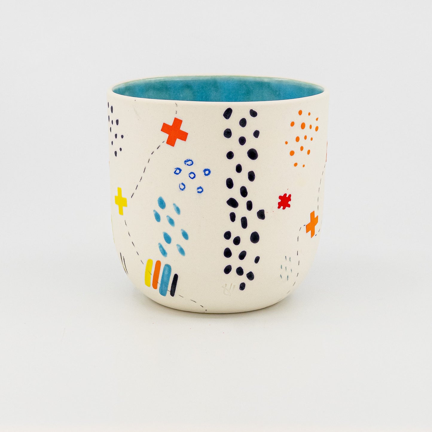 Handmade Ceramic Cup Pottery Art with Custom Porcelain Design Personalized Friendship for Unique Gifts