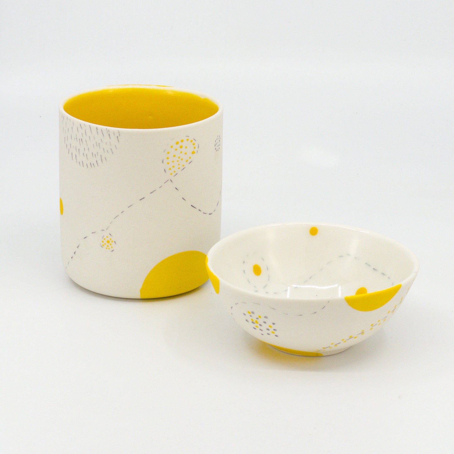 Cute Hand Painted Ceramic Cup, Unique Artisan Coffee Mug, Adorable Pottery Tea Cup, Handmade Gift for Coffee Lovers, Decorative Drinkware