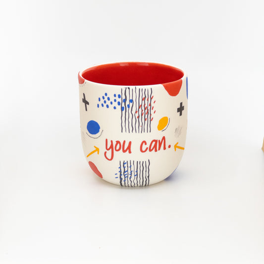 Colorful Abstract Mug Tea Drinker Gift Office Desk Accessory Unique Present Dishwasher Safe Fun Coffee Cup Microwave Safe Ceramic Decor
