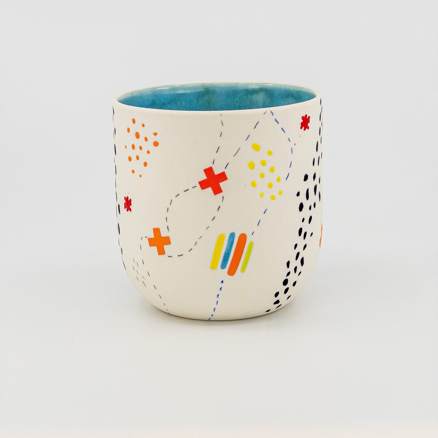 Handmade Ceramic Cup Pottery Art with Custom Porcelain Design Personalized Friendship for Unique Gifts