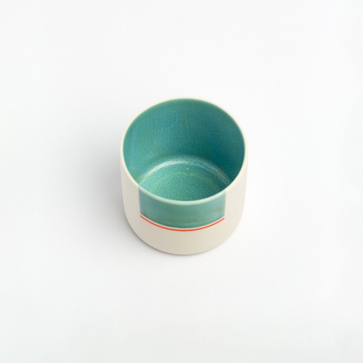 Minimalist Porcelain Cup Handmade Green Ceramic Coffee Cup Perfect for Tea or Coffee Lovers Elegant and Simple Artisan Design Gift