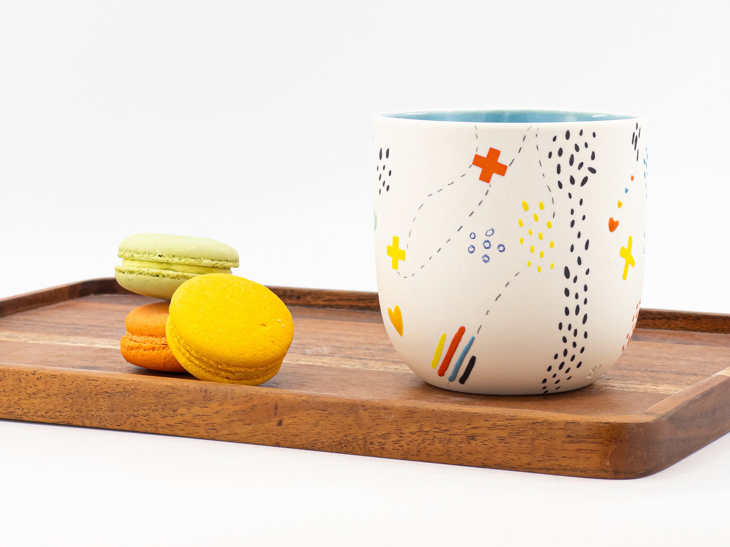 Cute Porcelain Cup Handmade Ceramic Mug Artistic Tea Cup Unique Coffee Cup Perfect Gift for Friend