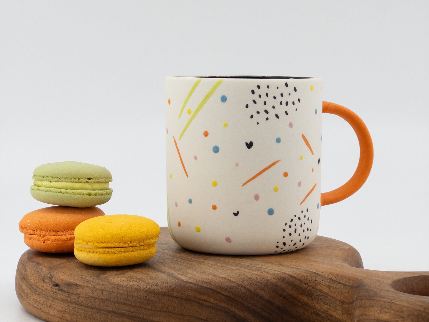 Cute Hand Drawn Porcelain Mug OneofaKind Mug Perfect Gift for Coffee Lovers Motivational Mug Self love mug entrepreneur gift