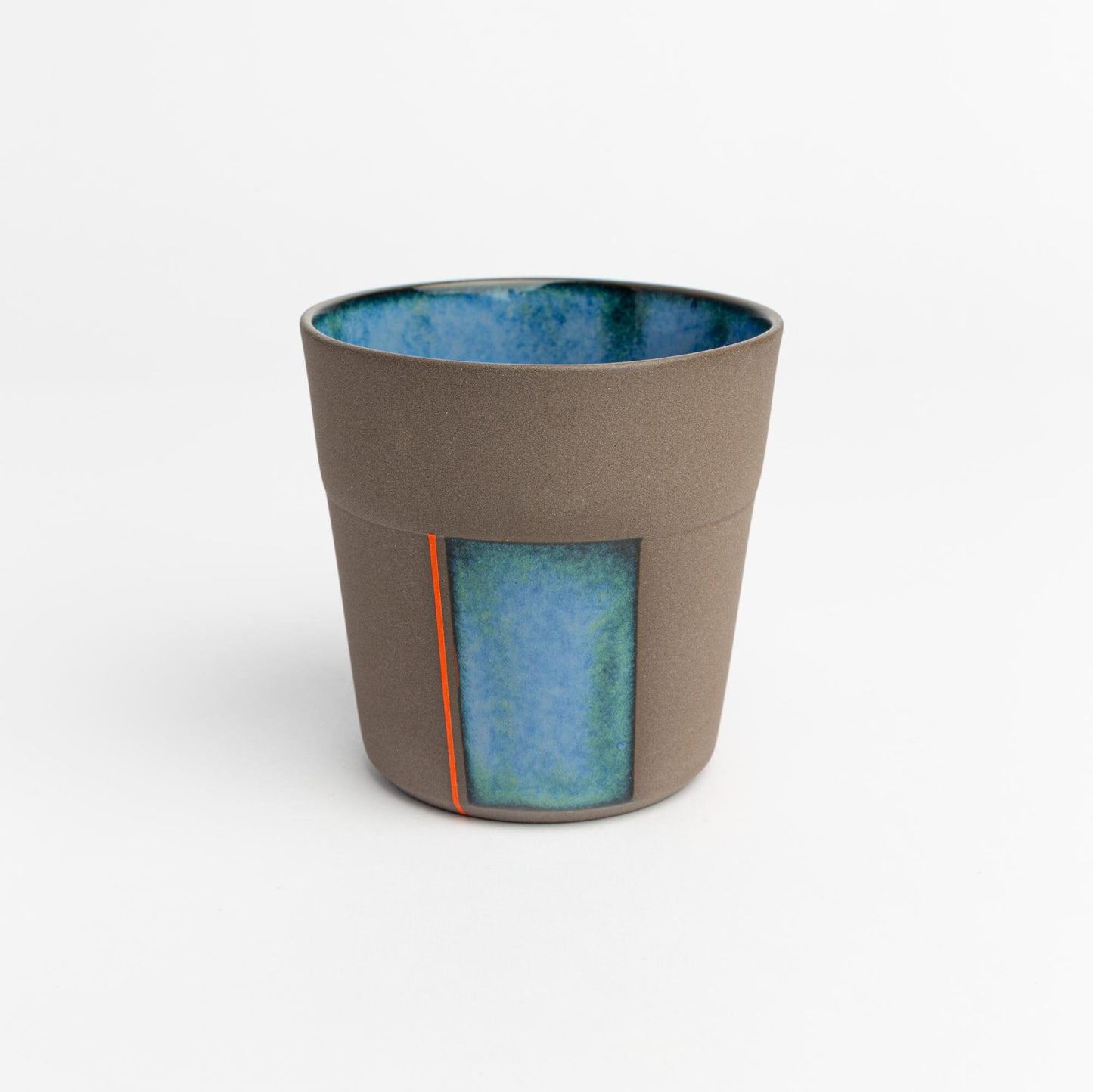 Stoneware Espresso Cup and Tumbler, Perfect Housewarming Gift, Artisan Mug for Coffee Lovers, Unique Handmade Ceramic Gift