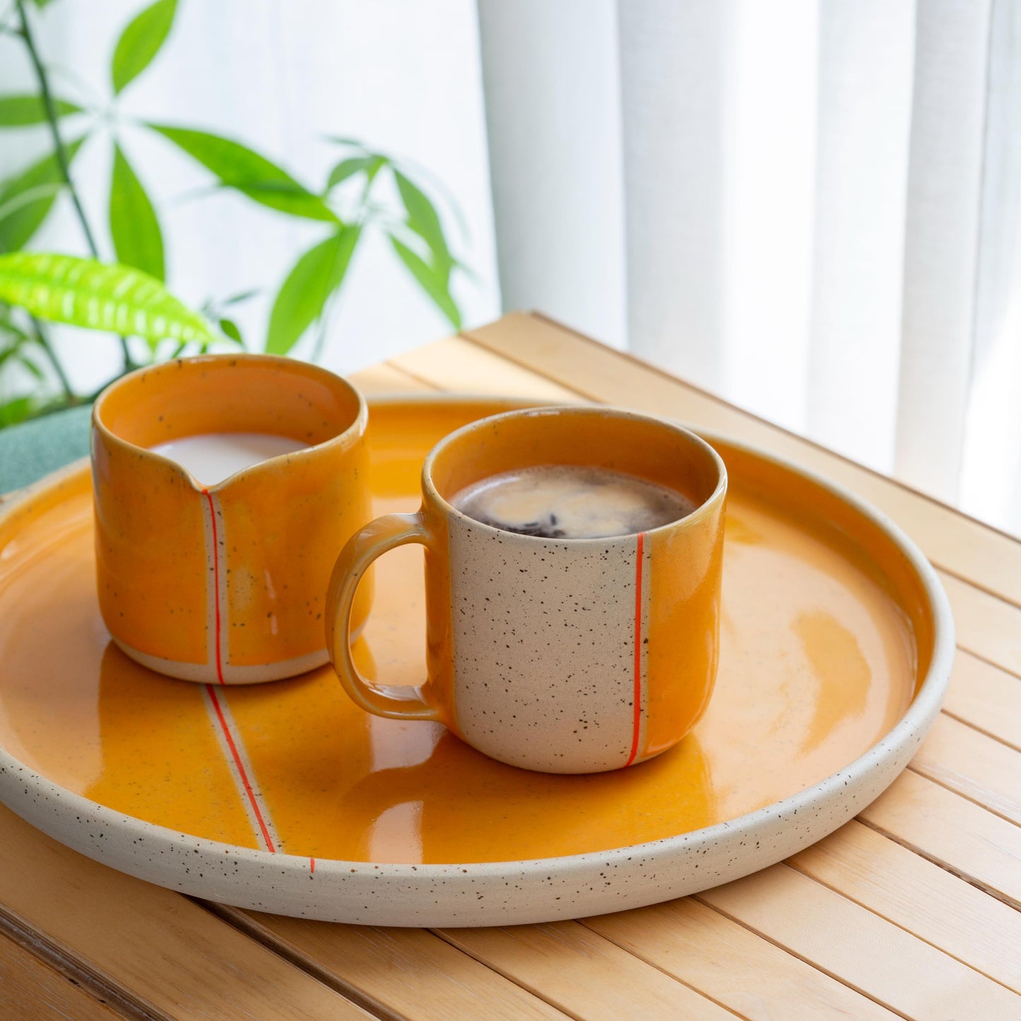Large Yellow Ceramic Mug - Handmade Pottery Cup, Stoneware Drinkware, Dishwasher Safe, Ideal Coffee Lover and Housewarming Gift