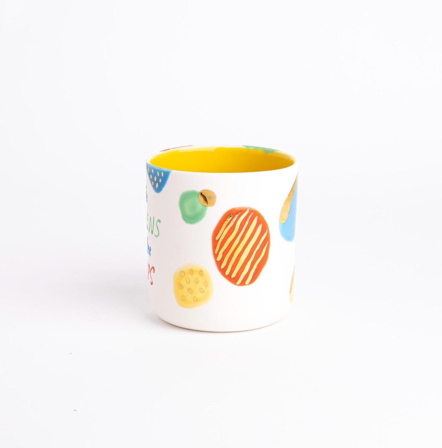 Funny Coffee Mug with 22k Gold Coffee Lover Gift Ceramic Cup Quirky Kitchen Decor Morning Motivation Tea Drinker Present Unique Fun Office