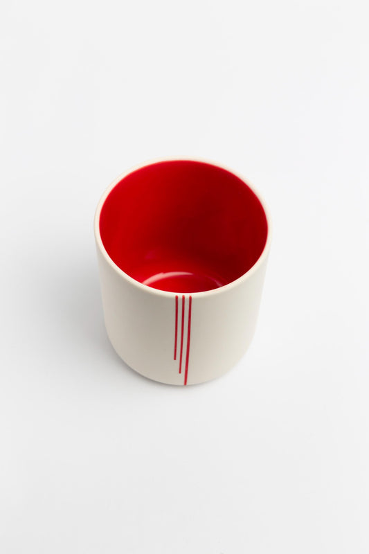 Contemporary Porcelain Mug - Perfect Coffee Lovers Gift Housewarming or New Job Gift, Thoughtful Gift for Her or Him, Modern Ceramic Design