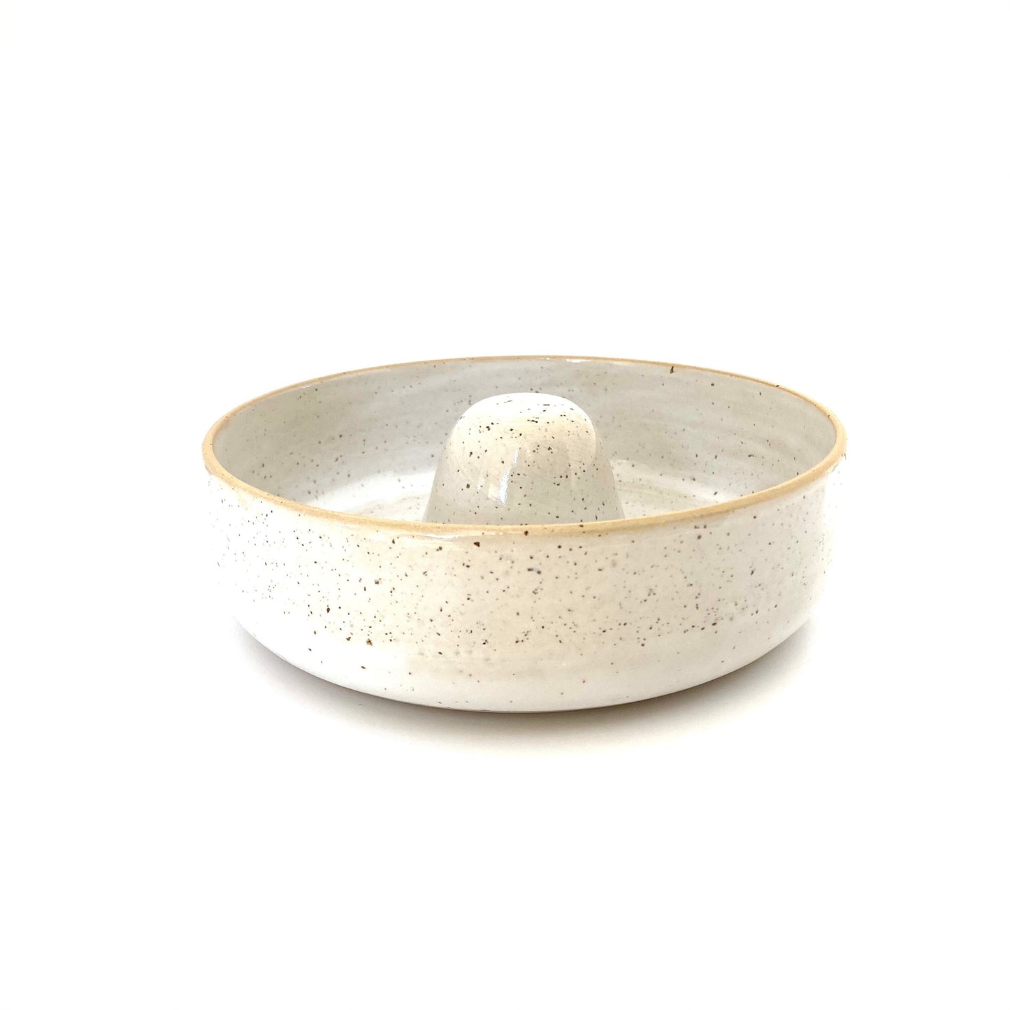 Stoneware Slow Feeder Bowl for Dogs & Cats Handmade Ceramic Pet Bowl Perfect Slow Feeding Solution Unique Pet Gift for Pet Lover