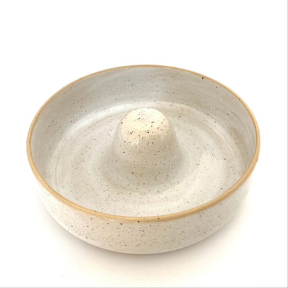 Stoneware Slow Feeder Bowl for Dogs & Cats Handmade Ceramic Pet Bowl Perfect Slow Feeding Solution Unique Pet Gift for Pet Lover