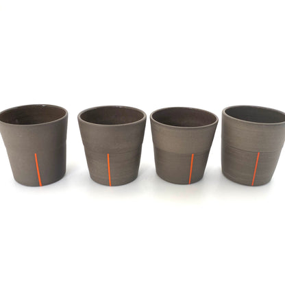 Handmade Ceramic Espresso Cup Elegant Pottery Coffee Mug Artisan Stoneware Drinkware Perfect for Espresso Lovers Modern and Stylish Cup