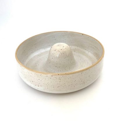 Stoneware Slow Feeder Bowl for Dogs & Cats Handmade Ceramic Pet Bowl Perfect Slow Feeding Solution Unique Pet Gift for Pet Lover