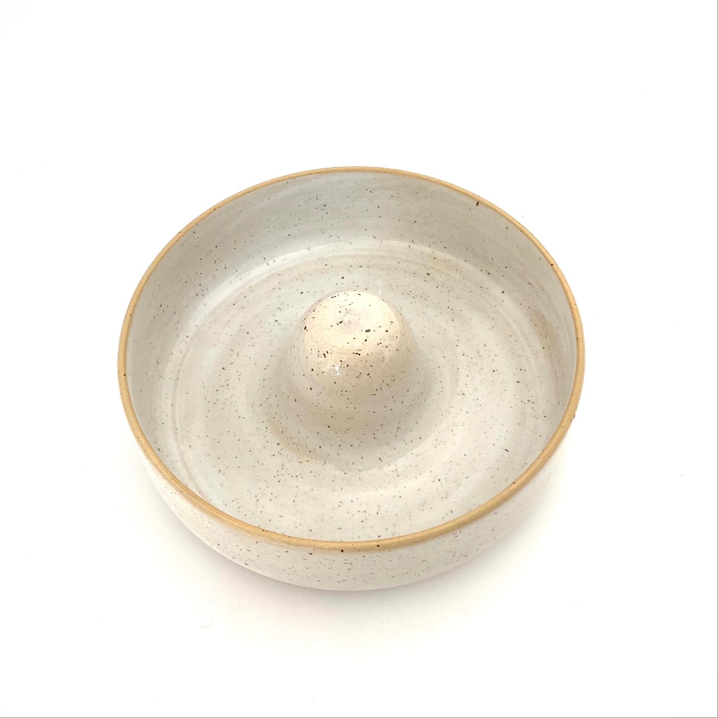 Stoneware Slow Feeder Bowl for Dogs & Cats Handmade Ceramic Pet Bowl Perfect Slow Feeding Solution Unique Pet Gift for Pet Lover
