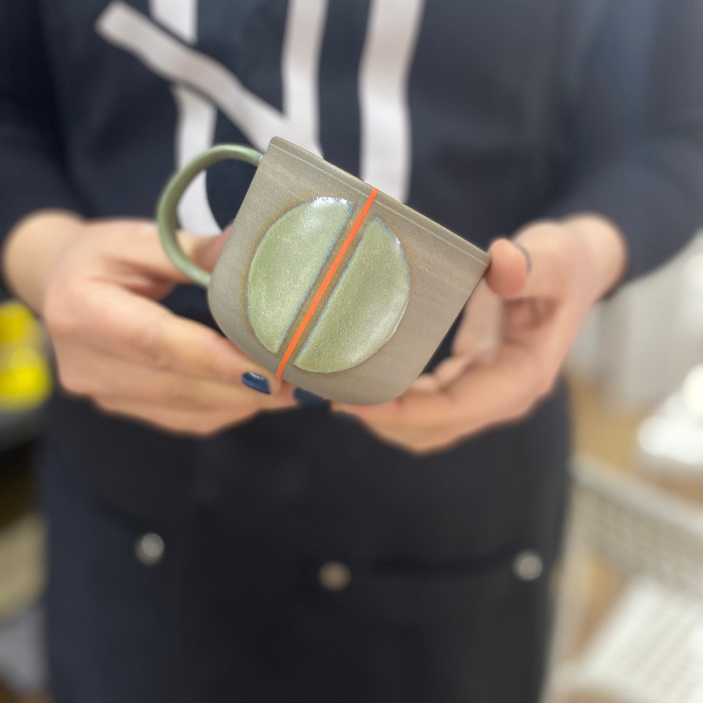 Handmade Ceramic Mug Perfect Gift Idea for Clients Boyfriend Girlfriend Bride Unique Thoughtful Design