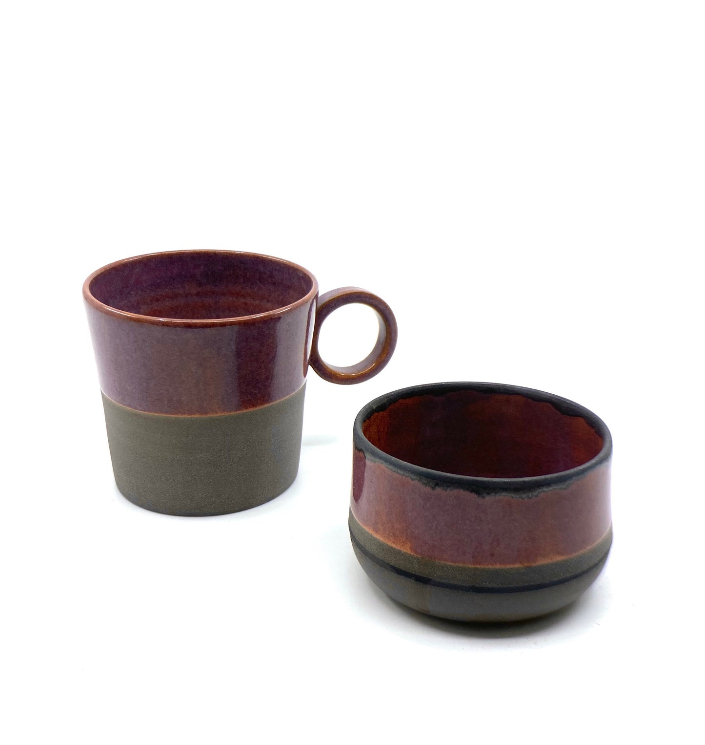 Handmade Stoneware Pottery Tea Set Artisan Mug and Bowl Set Rustic Ceramic Drinkware Perfect Gift for Tea Lovers Unique Pottery Kitchenware