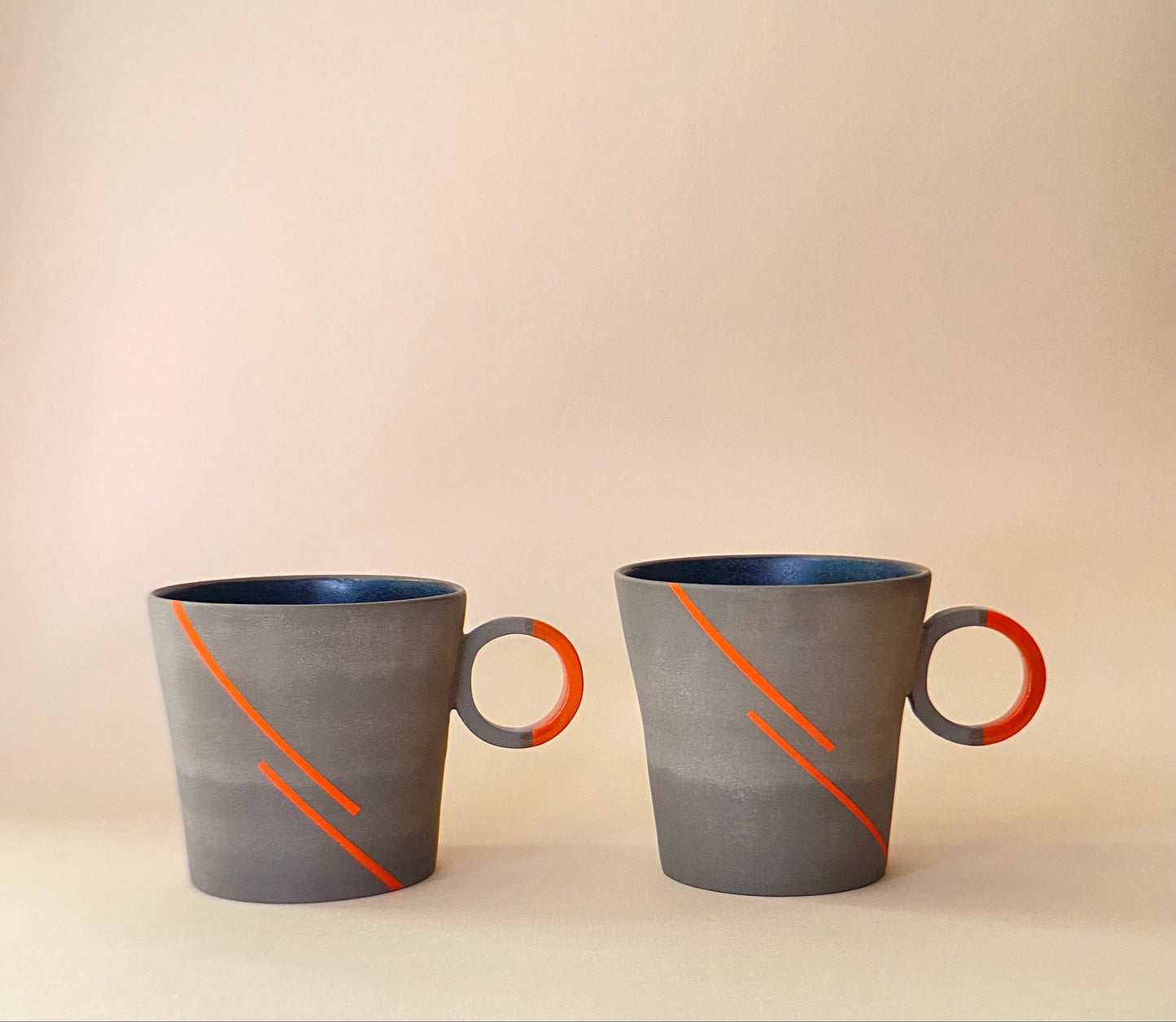Artistic Pottery Mug For Art Lovers Artisan Mug Wheel Thrown Pottery Cup