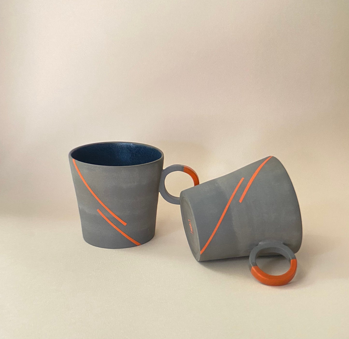 Artistic Pottery Mug for Art Lovers Handcrafted Artisan Mug with Unique Design Perfect for Coffee or Tea Ideal Gift for Creative Souls