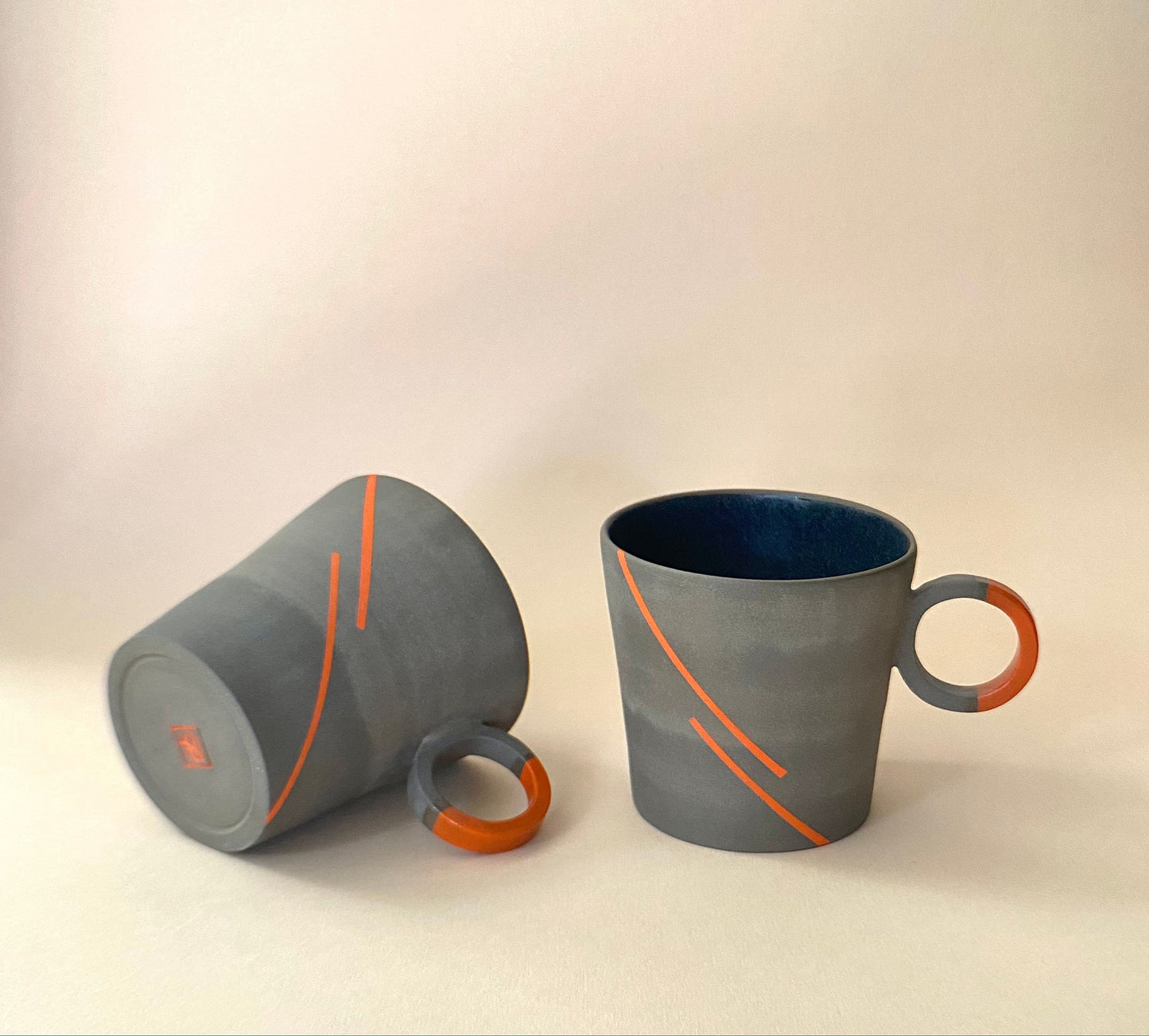 Artistic Pottery Mug for Art Lovers Handcrafted Artisan Mug with Unique Design Perfect for Coffee or Tea Ideal Gift for Creative Souls