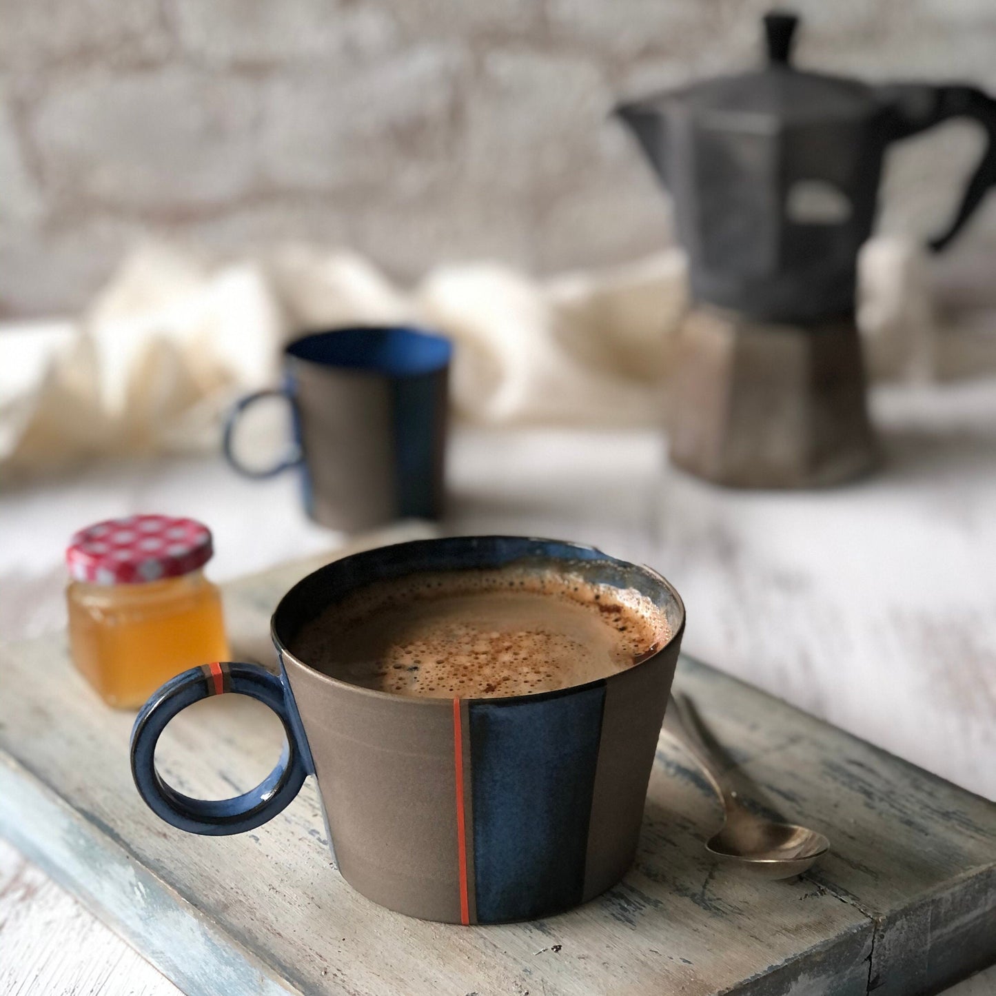 Custom Ceramic Mug with Name Custom Pottery Mug Artisan Cup Perfect Housewarming Gift New Job Gift for Him or Her
