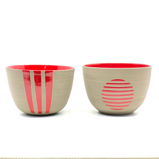 Pottery Rice Bowls Handmade Stoneware Tapas Bowls Artisan Asian Soup Bowls Decorative Ceramic Bowls for Kitchen Unique Gift Idea