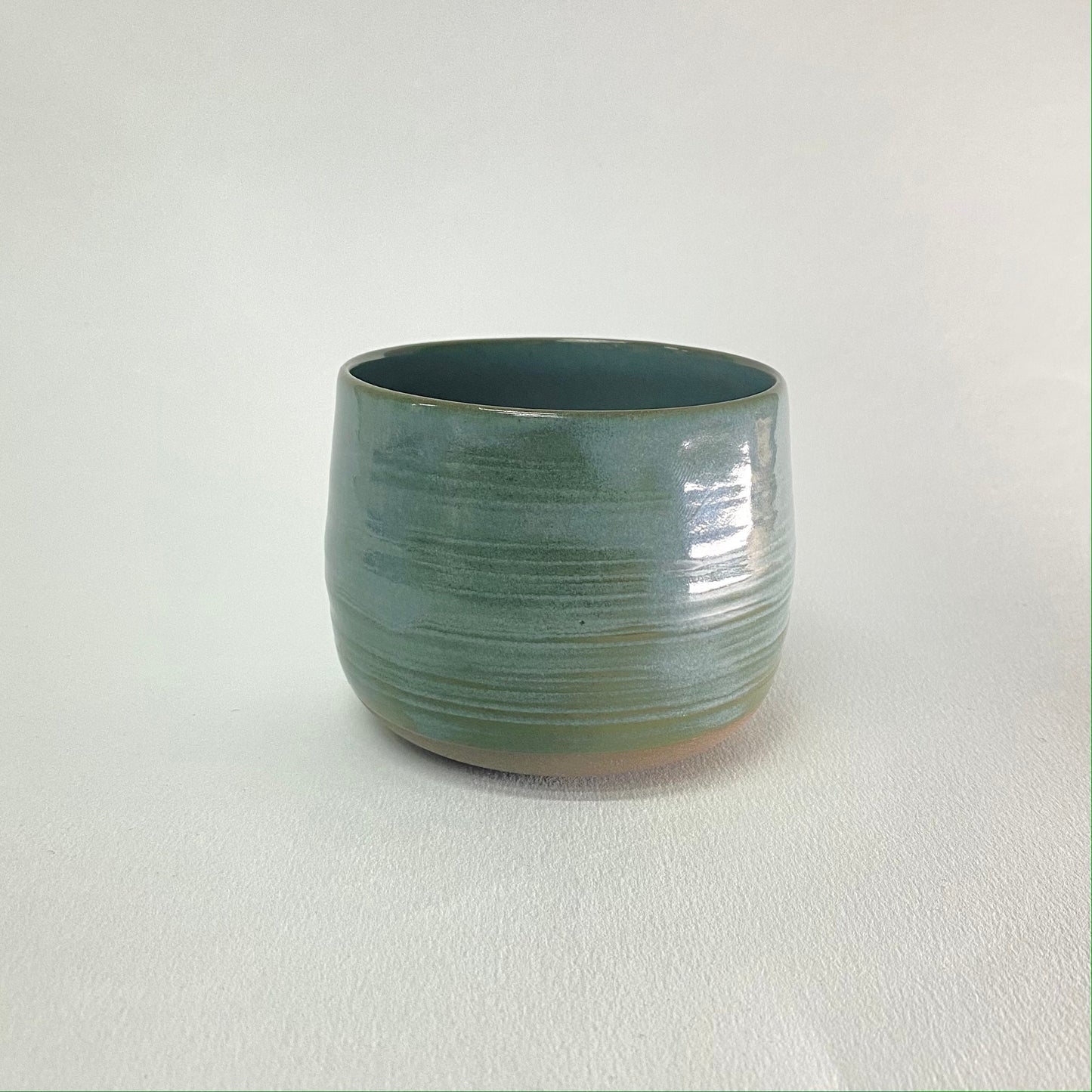 Rustic Stoneware Cup Handmade Pottery Mug with Pastel Green Color Artisan Ceramic Drinkware Perfect for Coffee Tea Unique Gift Idea