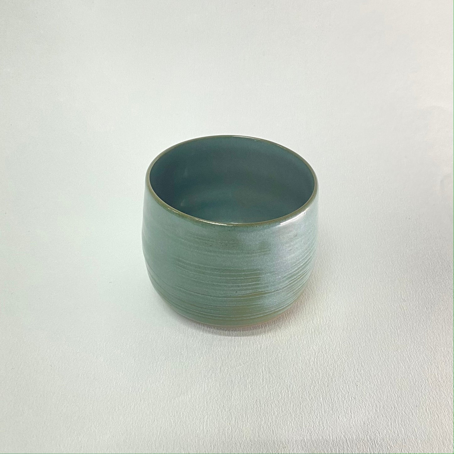 Rustic Stoneware Cup Handmade Pottery Mug with Pastel Green Color Artisan Ceramic Drinkware Perfect for Coffee Tea Unique Gift Idea