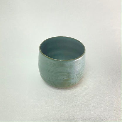 Rustic Stoneware Cup Handmade Pottery Mug with Pastel Green Color Artisan Ceramic Drinkware Perfect for Coffee Tea Unique Gift Idea