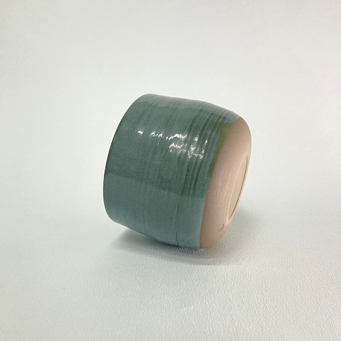 Rustic Stoneware Cup Handmade Pottery Mug with Pastel Green Color Artisan Ceramic Drinkware Perfect for Coffee Tea Unique Gift Idea