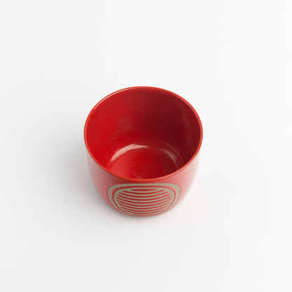 Red Pottery Mug Minimalist Modern Stoneware Tumbler, Perfect Housewarming or New Job Gift, Handmade Clay Mug for Coffee Lovers