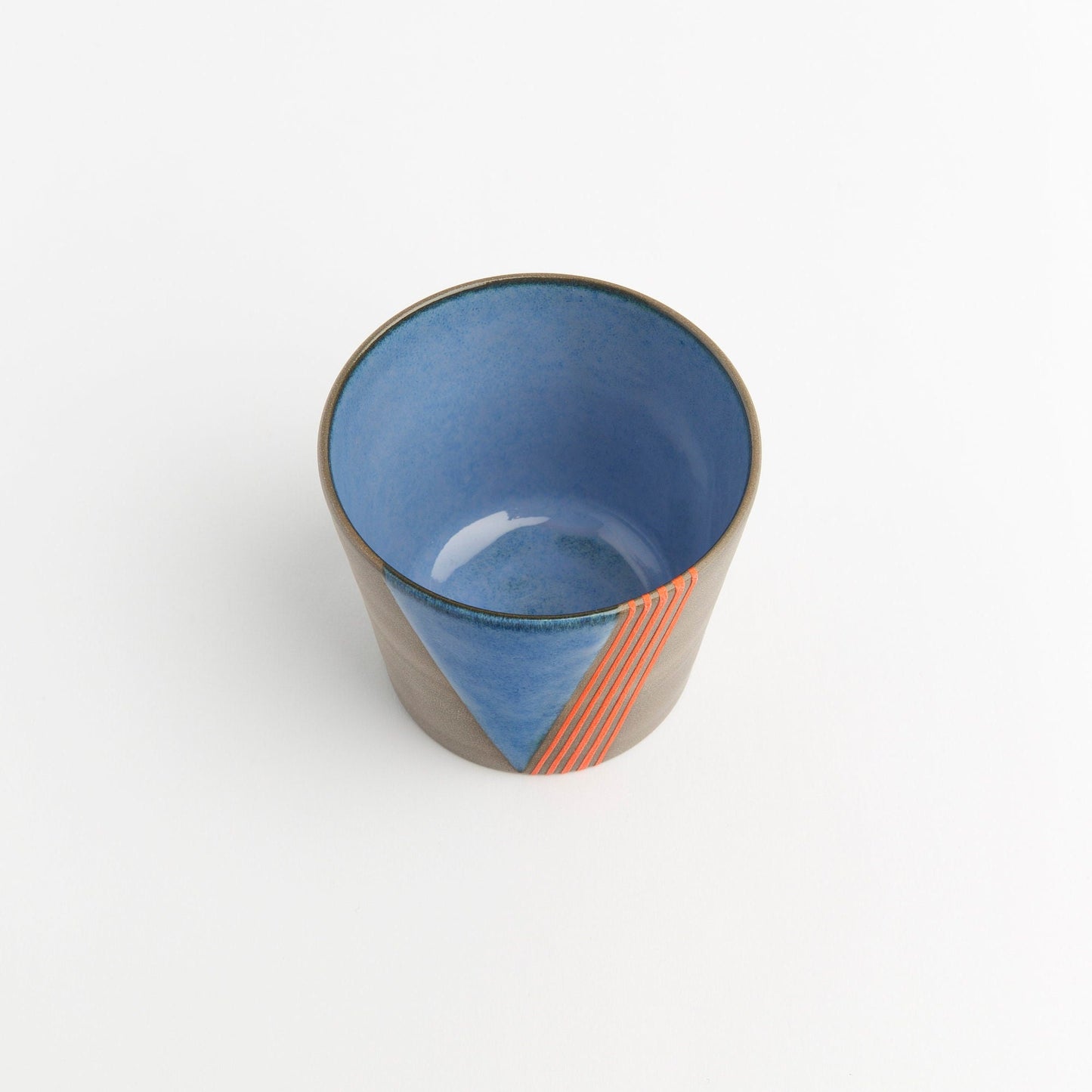 Geometric Design Cup Modern Pottery Tumbler Perfect Retirement Gift for Him Ideal for Sailboat Owners Sailors Captain