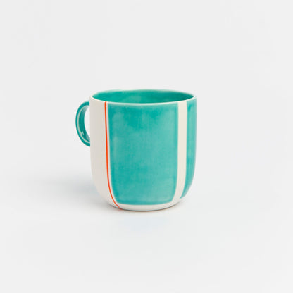 Modern Porcelain Tea Cup Artisan Porcelain Pottery Cup Perfect Gift for Coffee Lovers Elegant Design for a Unique and Thoughtful Present