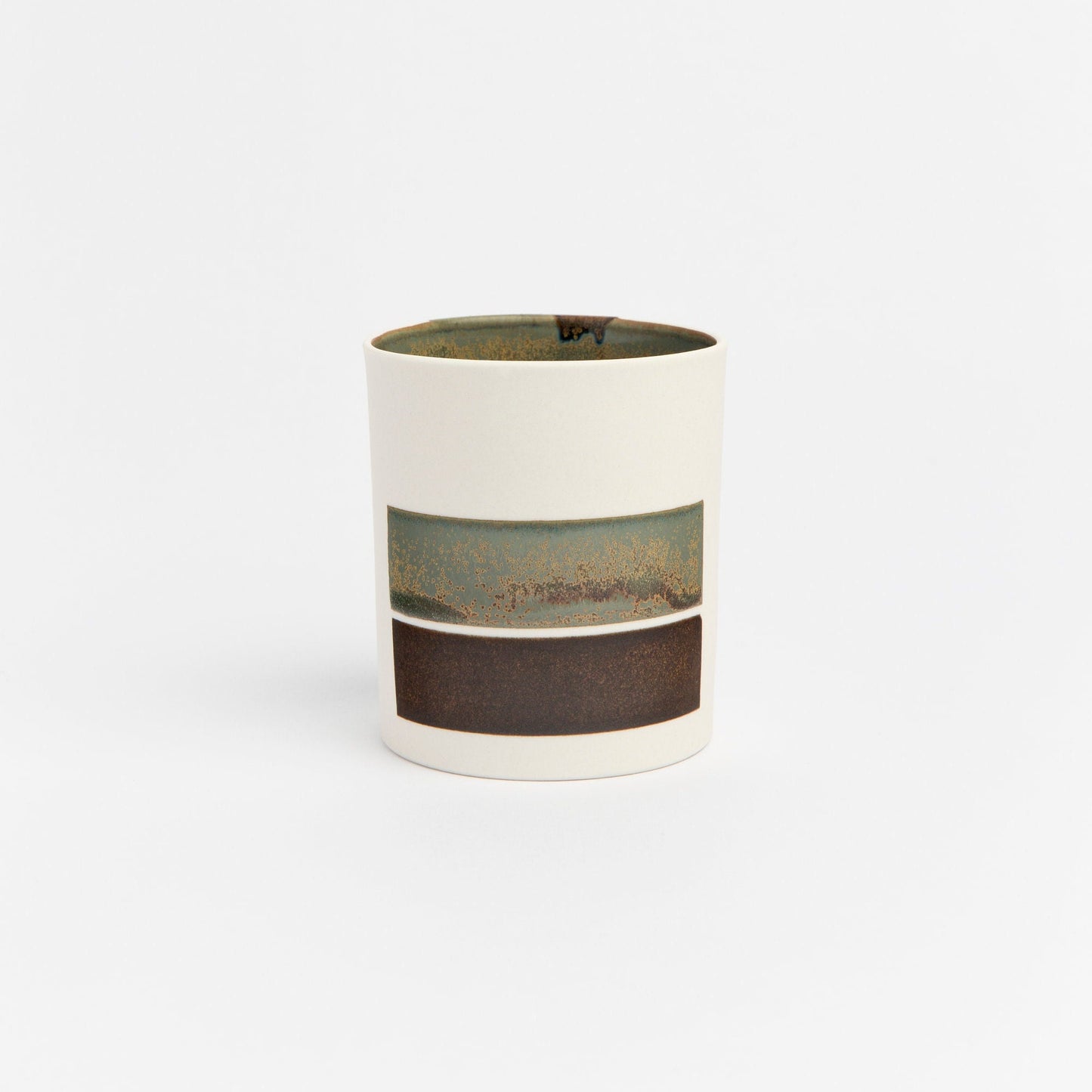 Handmade Porcelain Brush Holder, Contemporary Porcelain Cup, Housewarming gift, Gift for her, gift for him