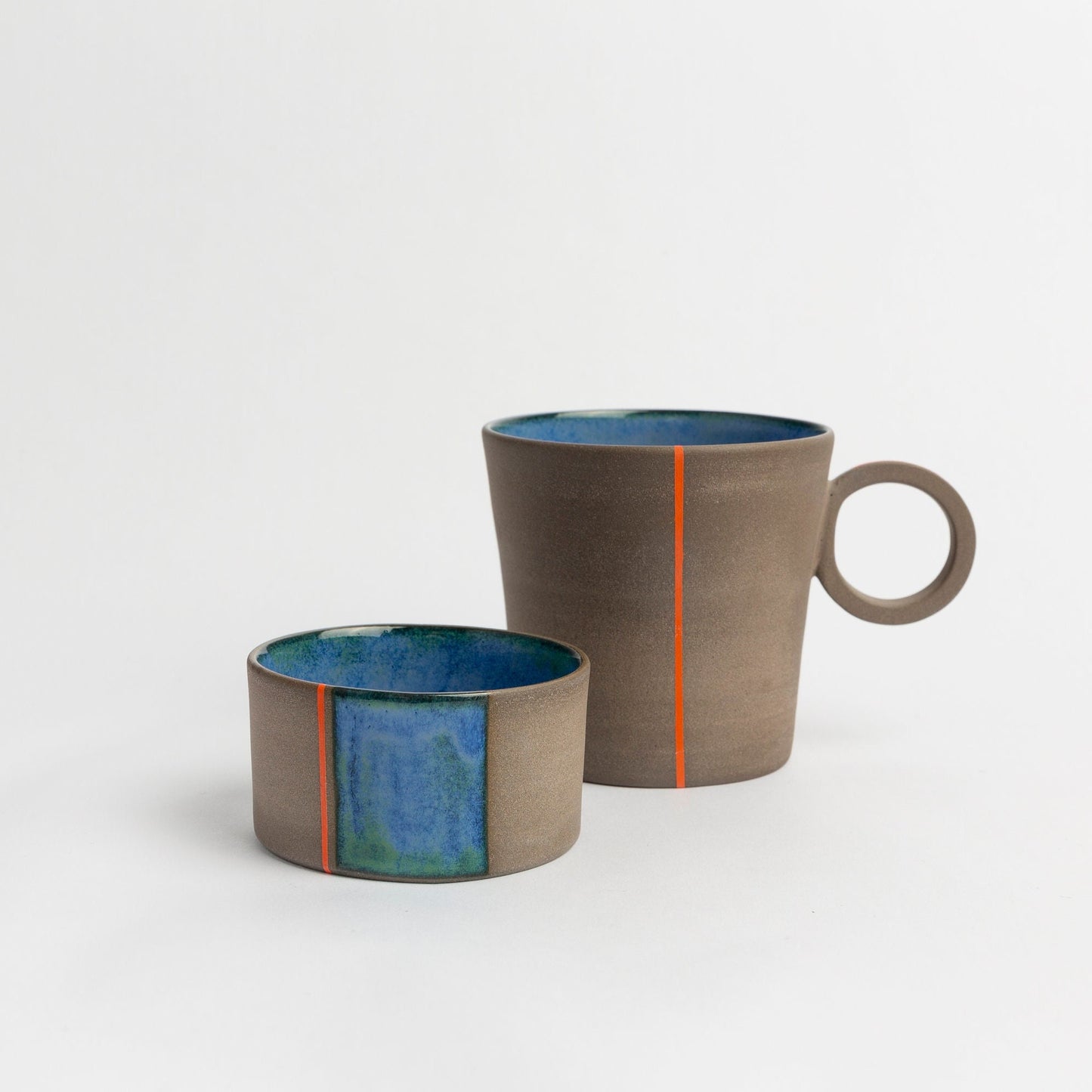 Pottery Wheel Thrown Mug Artistic Stoneware Tea Cup Perfect Coffee Lovers Gift Handcrafted Ceramic Coffee Mug with Unique Design