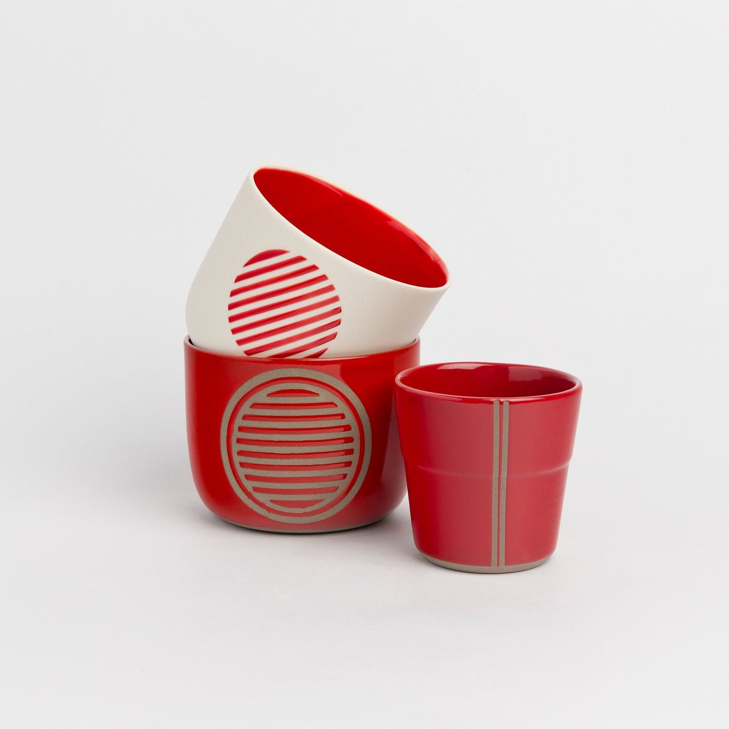 Handmade Porcelain Mug Red Porcelain Pottery Cup, Artisan Ceramic Drinkware, Perfect for Coffee or Tea, Unique Gift for Pottery Lovers