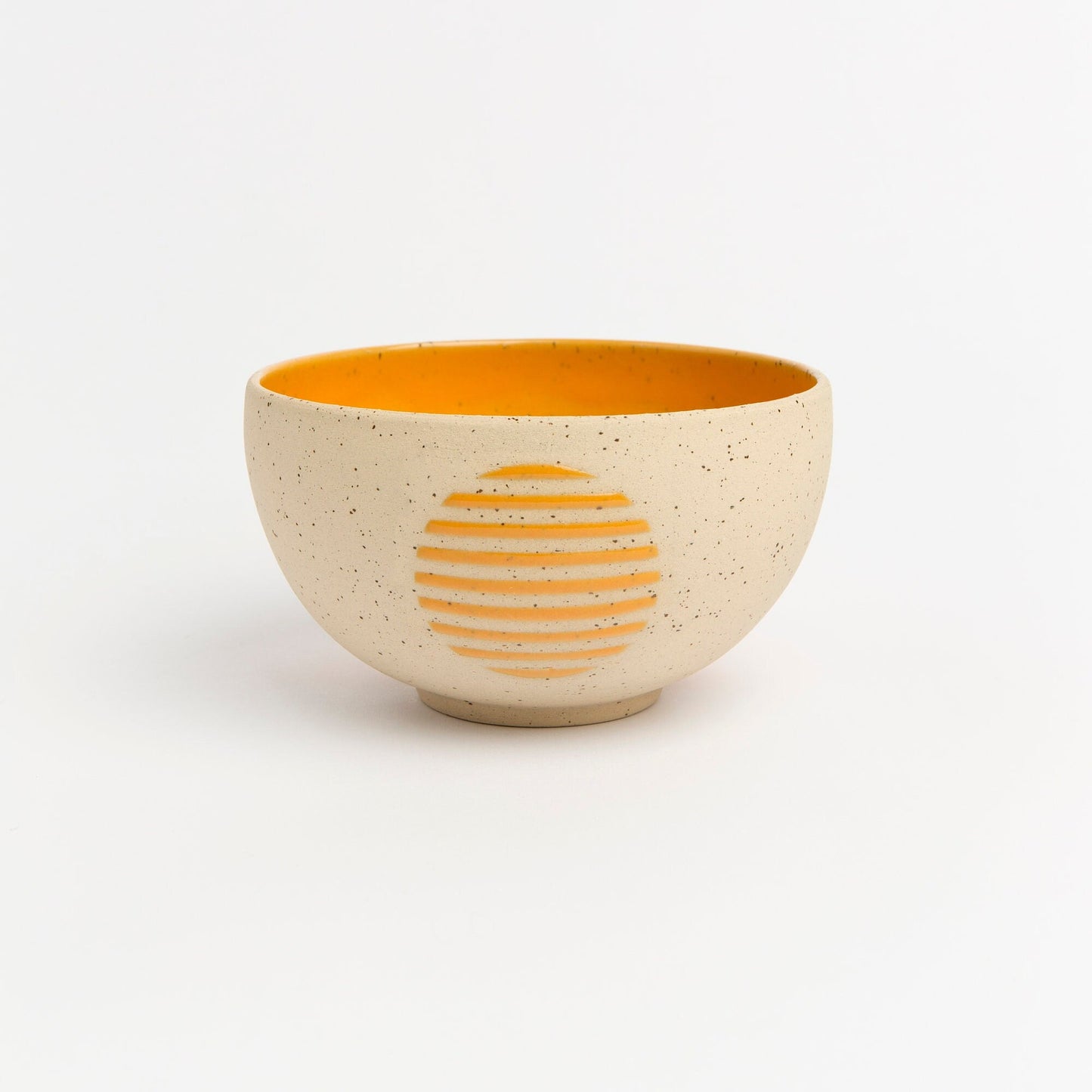 Pottery Yellow Cereal Bowl Unique Pottery Bowl for Breakfast and Snacks Handmade Gift for Kitchen and Dining Decor