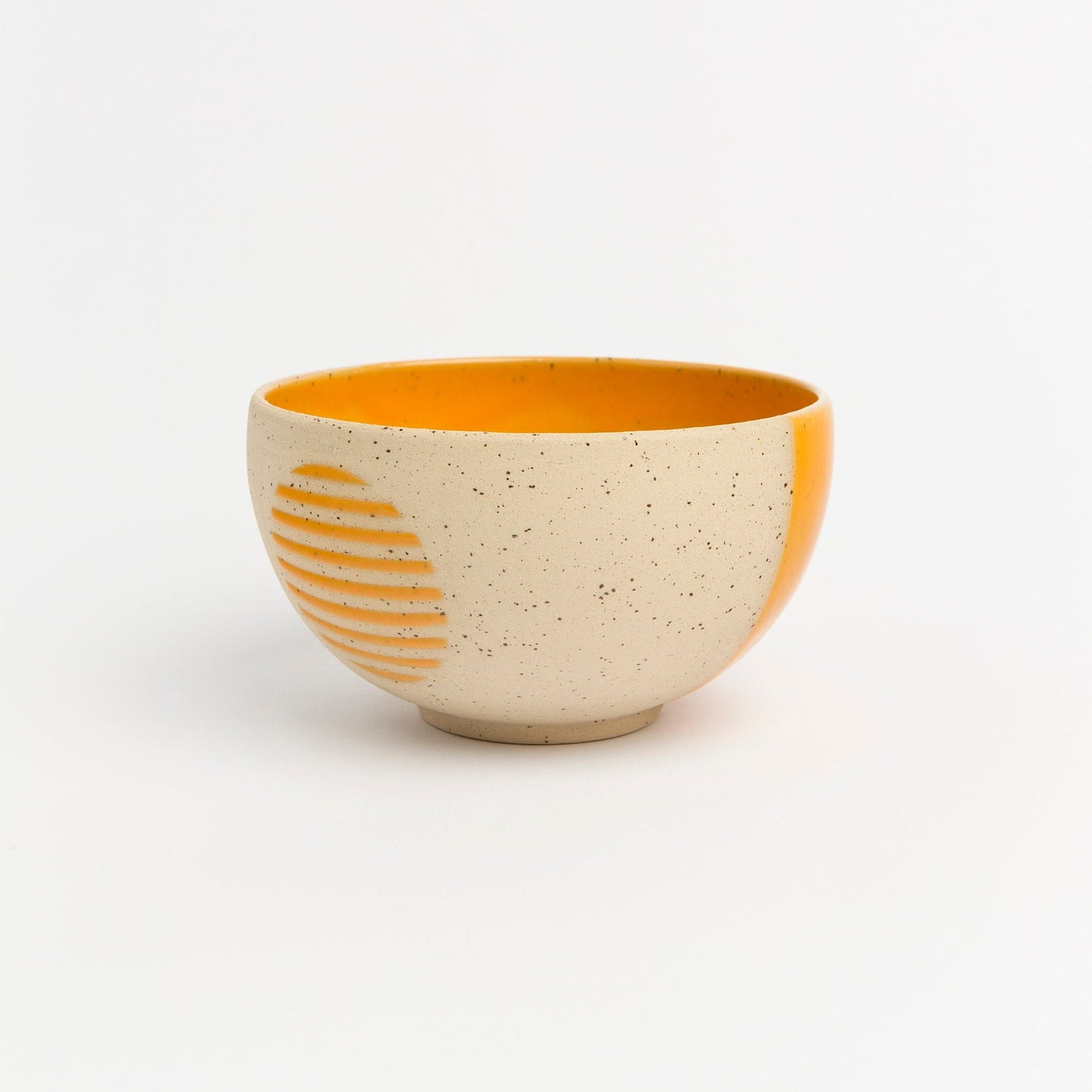 Pottery Yellow Cereal Bowl Unique Pottery Bowl for Breakfast and Snacks Handmade Gift for Kitchen and Dining Decor
